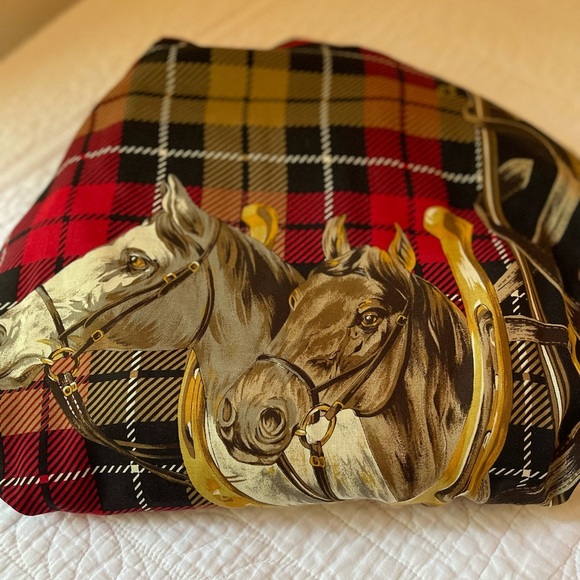 Vintage Plaid Ali Miles Equestrian Jacket Size 4 Petite - Picture 2 of 9